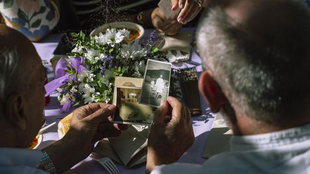 Reunión de los familiares procedentes de Francia en Cantabria.