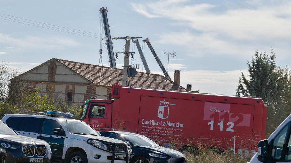 Vehículo para el Puesto de Mando Avanzado (PMA) en Urda (Toledo) tras el accidente ferroviario en octubre de 2026