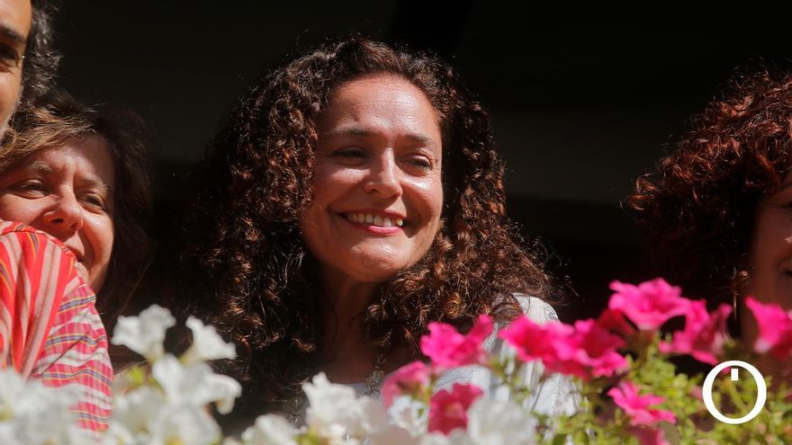 Visita de Inma Nieto a los Patios de Córdoba