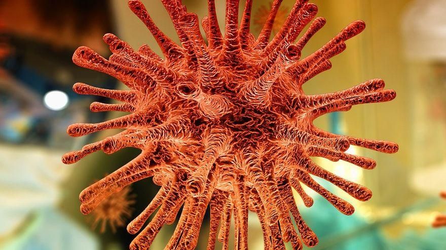 Ilustración de un virus