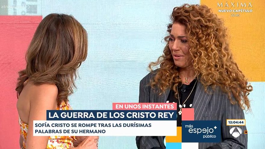 Sofía Cristo llora en 'Espejo Público' por su hermano y hace una petición al programa: "No hago una tele sana"