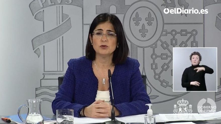 Carolina Darias, ministra de Sanidad.