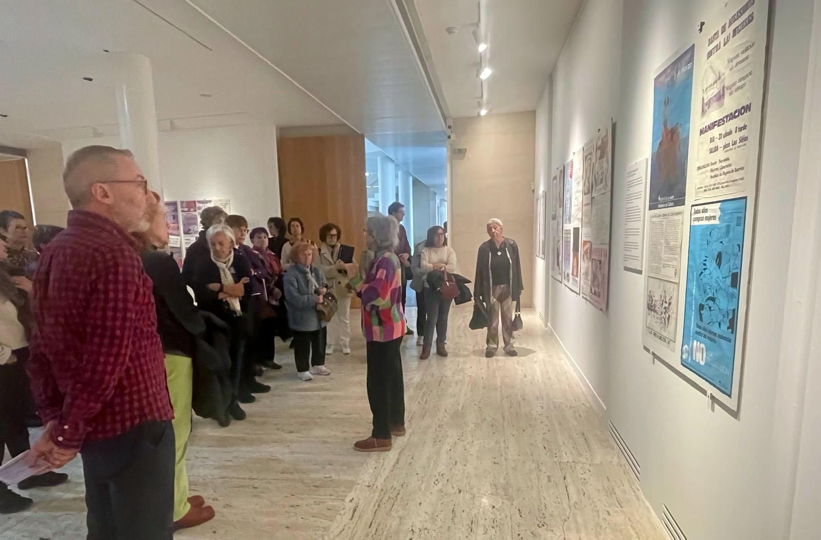 Exposición retrospectiva ‘50 años de feminismo en León’ sobre Fora Tristán en el Museo de León.