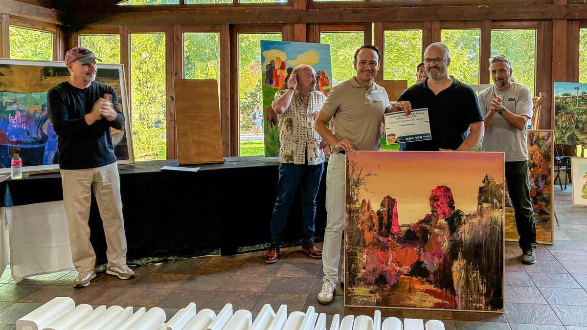 Javier Gilmartín gana el V Concurso Nacional de Pintura al Aire Libre de Cabárceno