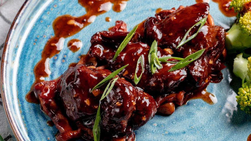 미국식 소스를 곁들인 아귀