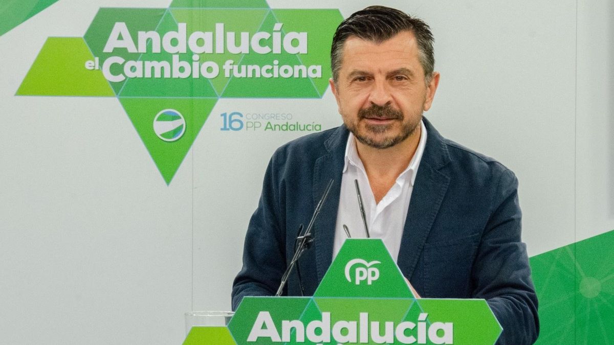 El vicesecretario general del PP-A, Toni Martín, en una imagen de archivo.