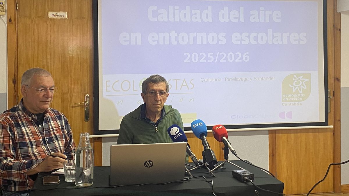 Los centros educativos de Santander y Torrelavega superan el límite diario de dióxido de nitrógeno en el aire recomendado por la OMS