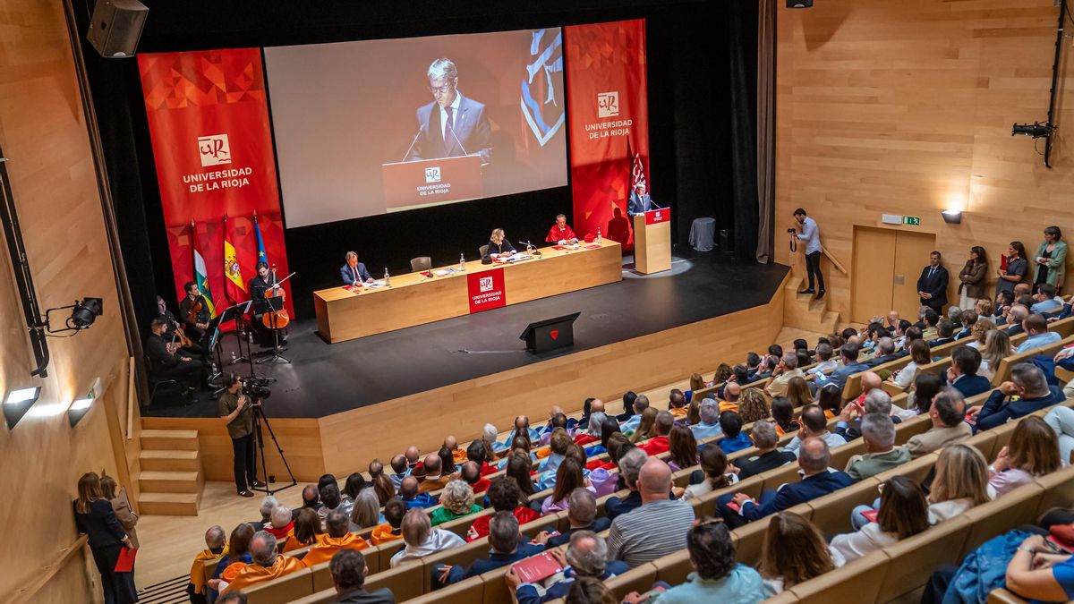 Intervención de Gonzalo Capellán en el acto de apertura del curso de la UR
