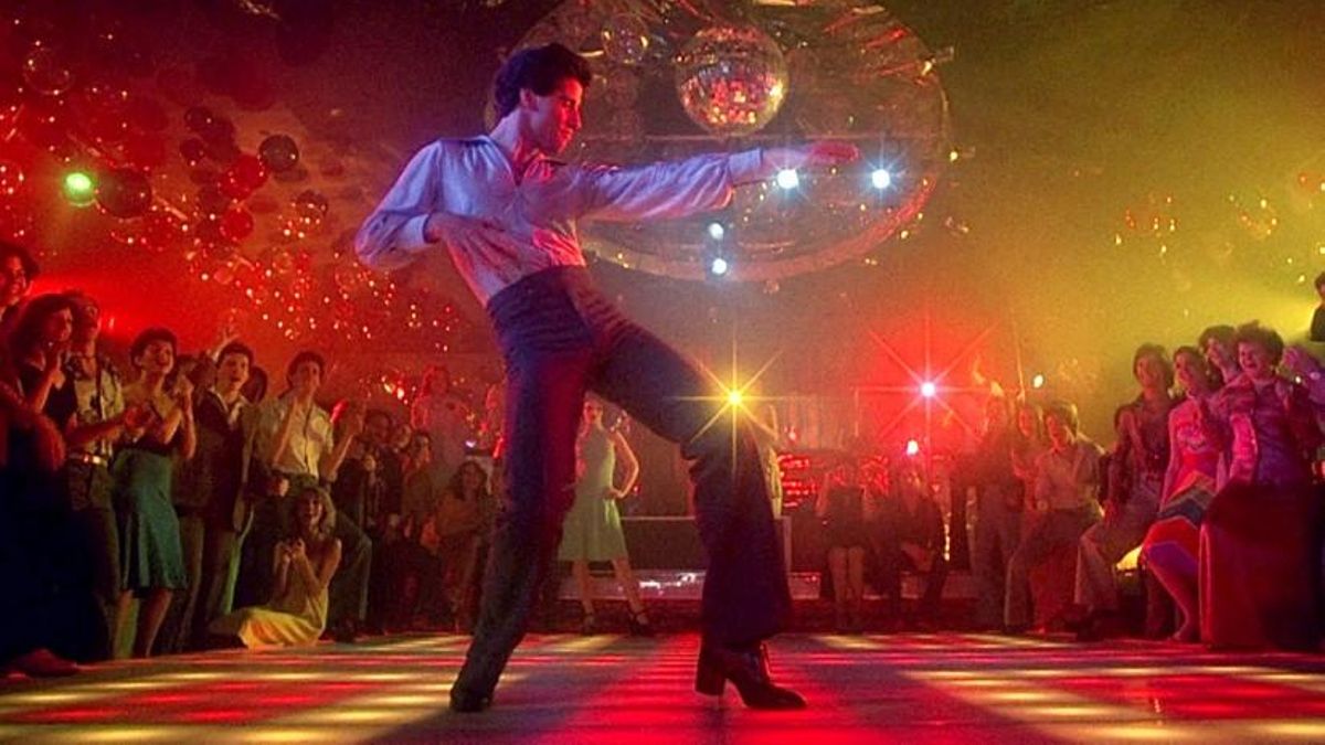Fotograma de la película 'Fiebre del sábado noche', con John Travolta. 