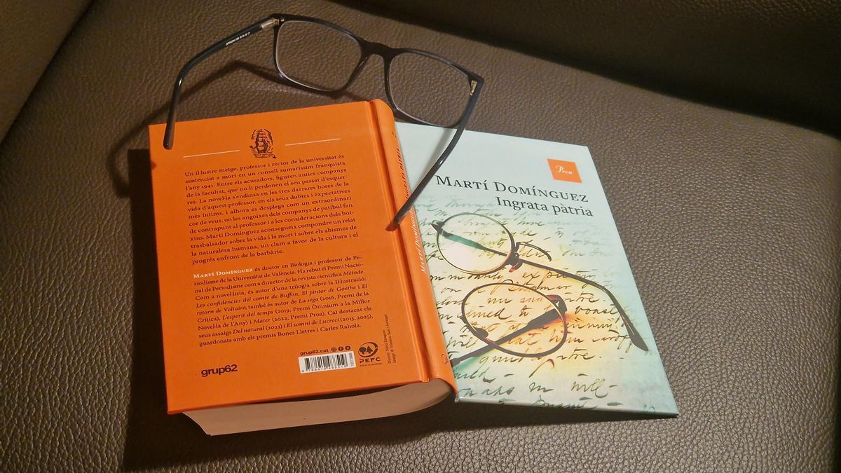 'Ingrata pàtria' cierra el ciclo novelístico de Martí Domínguez sobre el fascismo.