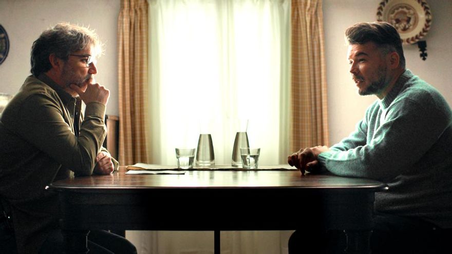 'Lo de Évole' (11.3% y 11.7%) lidera y marca sus mejores datos desde 2023 con su doble entrega con Gabriel Rufián