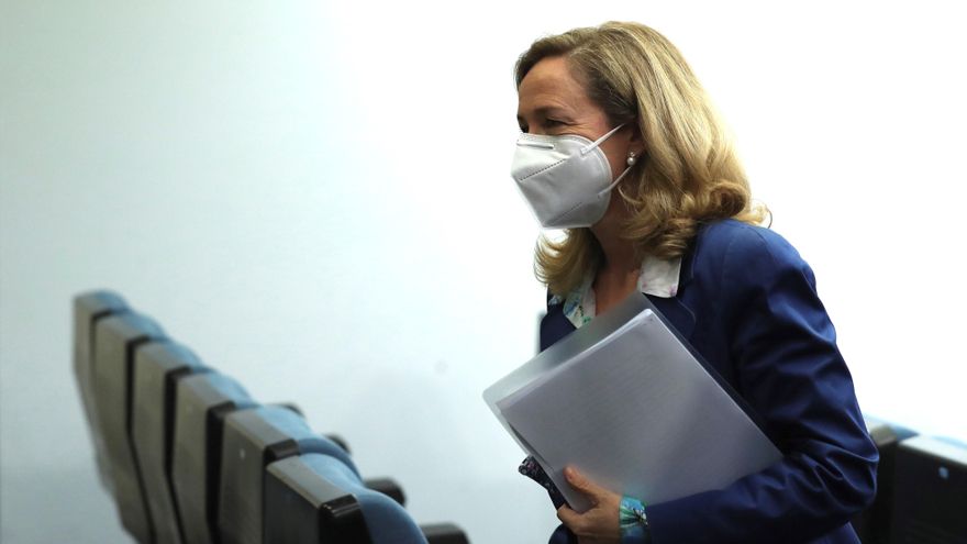 La vicepresidenta segunda y ministra de Asuntos Económicos, Nadia Calviño. EFE/ Kiko Huesca/Archivo