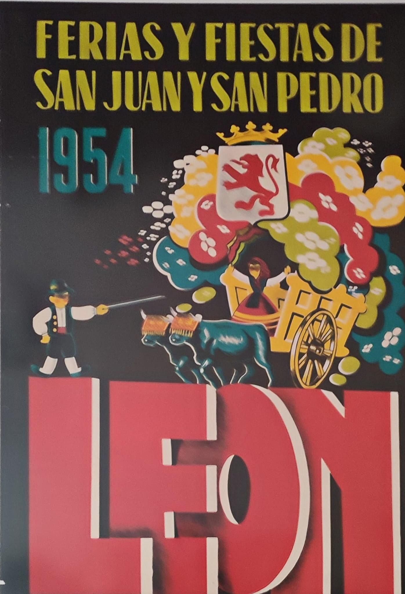 Los carteles de las fiestas de San Juan y San Pedro de León en tiempos sin IA