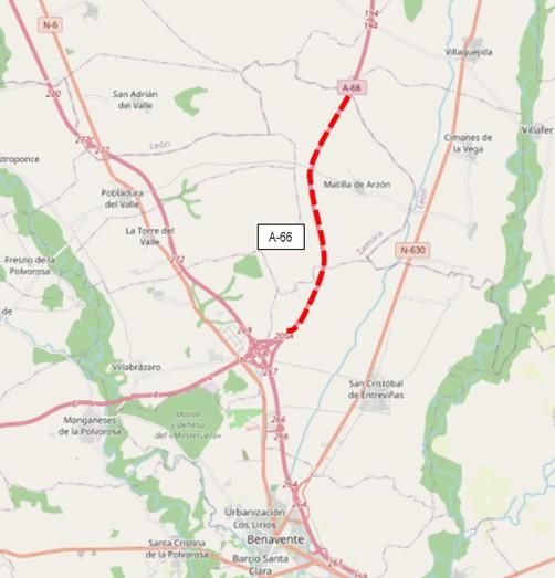 Nuevo plan de asfaltado de la León-Benavente en Zamora.