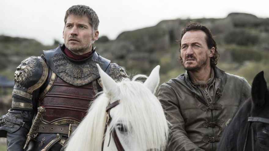 Jaime Lannister y Bronn en Juego de Tronos 7x04
