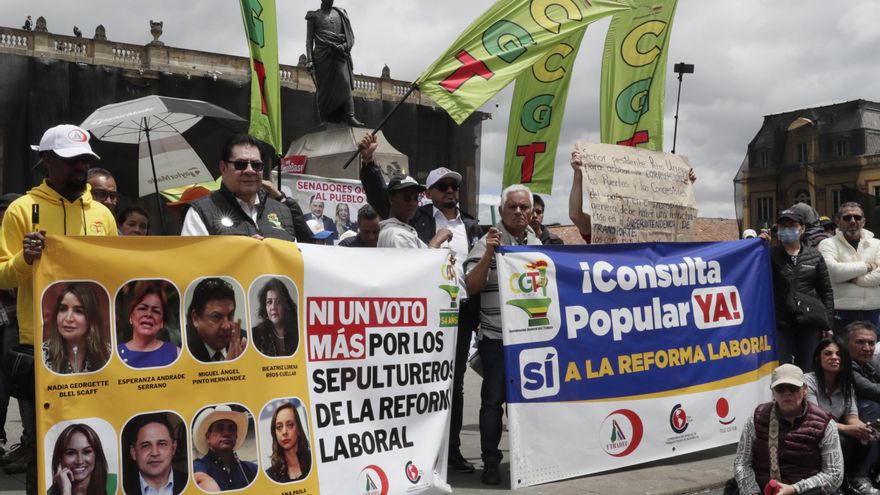 El "paro nacional" de Colombia se estanca con menos afluencia de la esperada