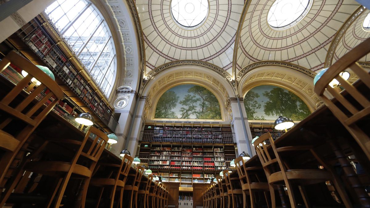 Imagen de archivo de una sala de la Biblioteca Nacional de Francia (BnF), en París