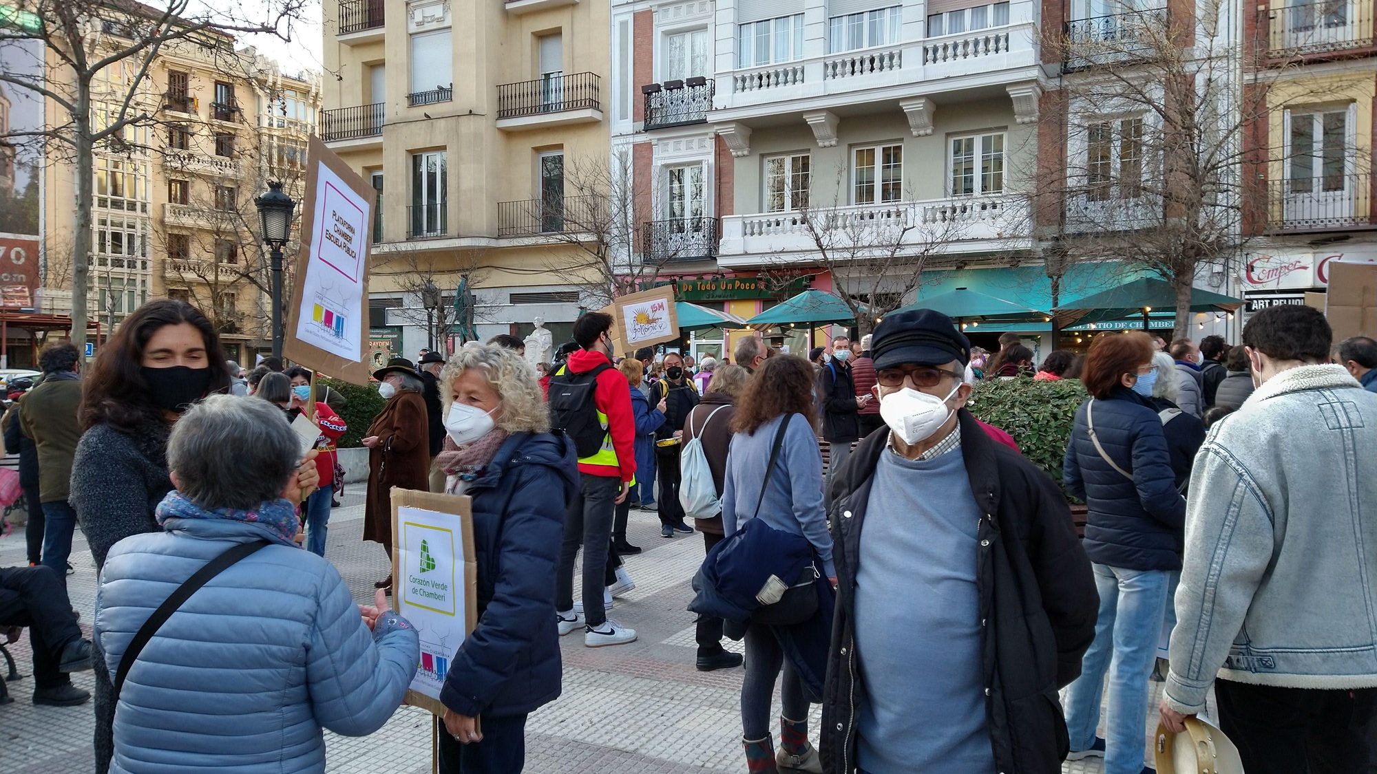 Concentración Casa Cultura - Escuela Pública y Corazón Verde