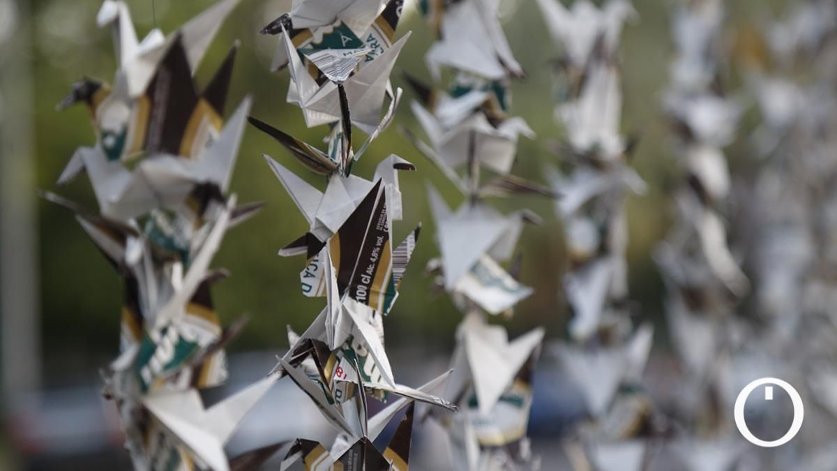 Concentración por el 77 aniversario del lanzamiento de las bombas atómicas sobre Nagasaki e Hiroshima