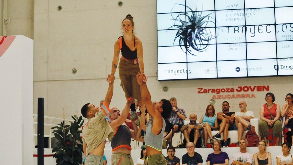 El Festival Trayectos llena La Azucarera de Zaragoza en su primera jornada con compañías de danza contemporánea