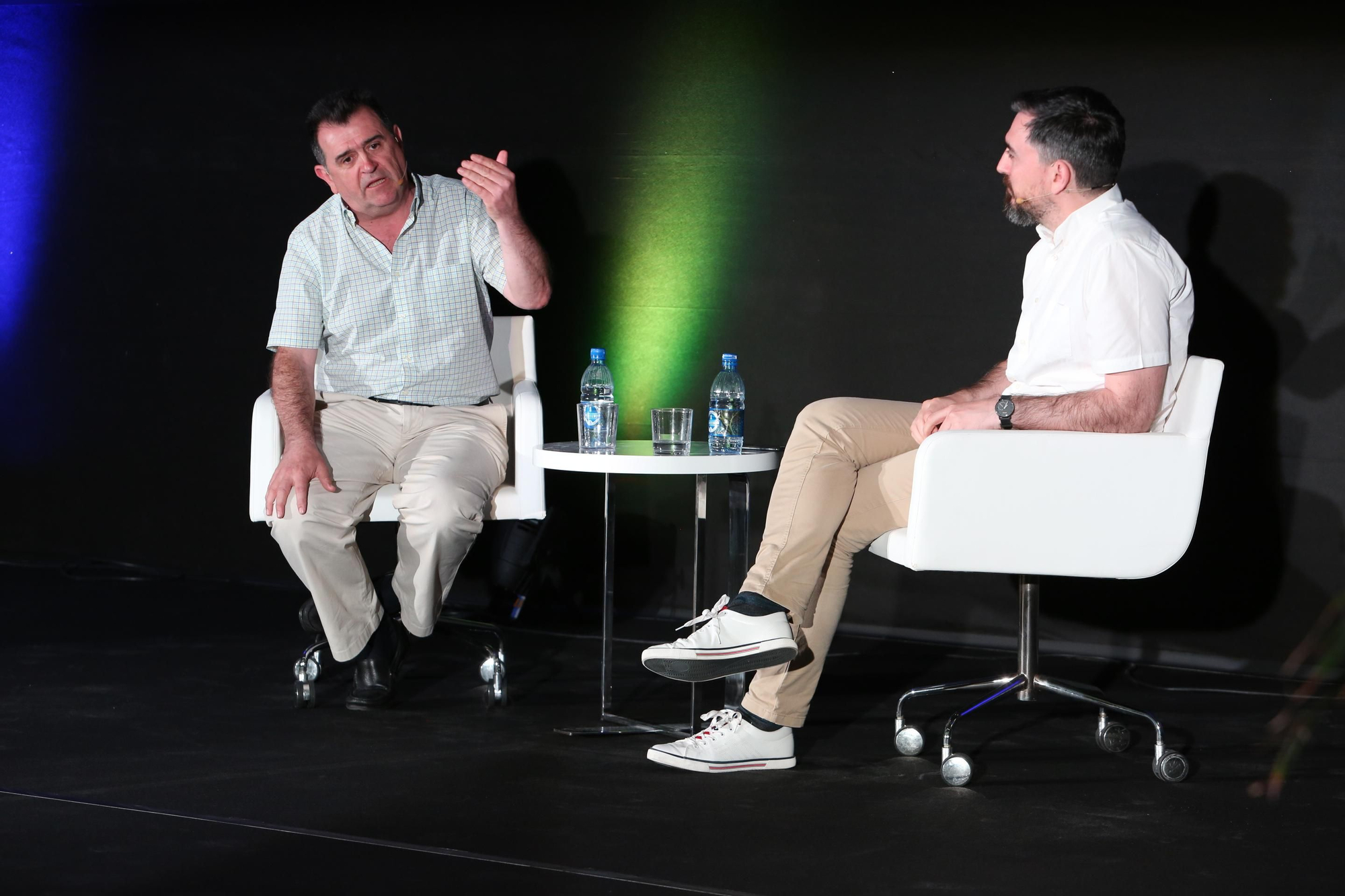 Arsenio Escolar e Ignacio Escolar. (Alejandro Ramos).