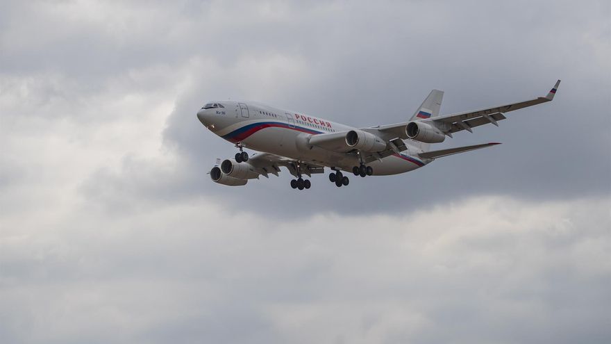 Un avión ruso, en una fotografía de archivo.