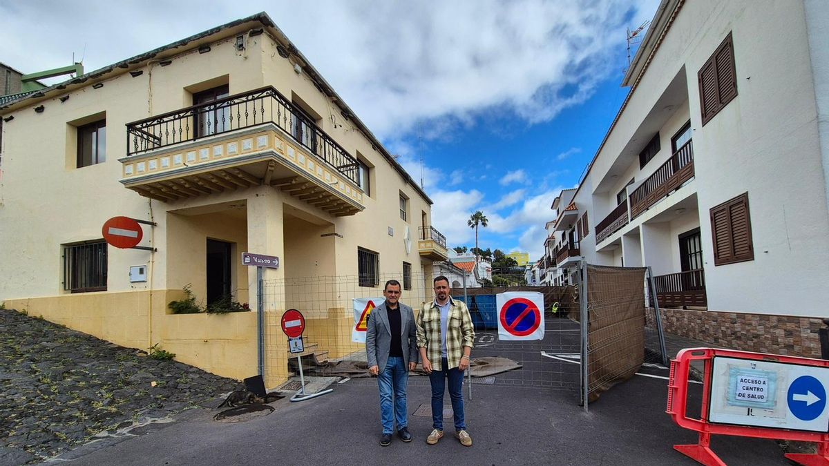 El Ayuntamiento Villa de Mazo inicia la demolición de las antiguas Casas de los Maestros