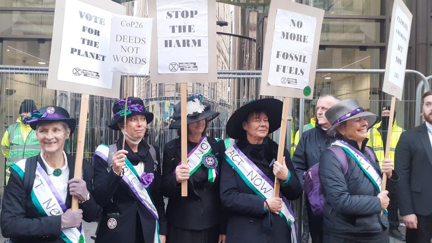 Una protesta frente a la sede de Morgan Stanley