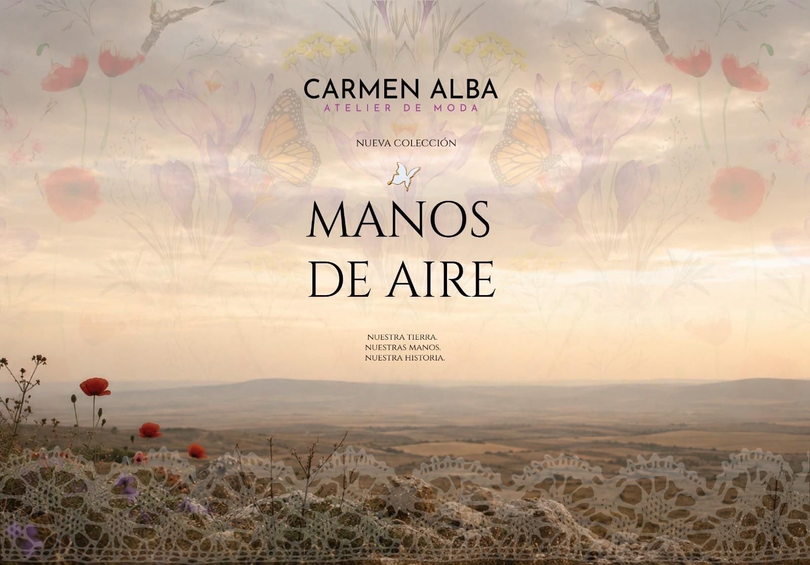 Cartel de la colección 'Manos de Aire' de Carmen Cambronero
