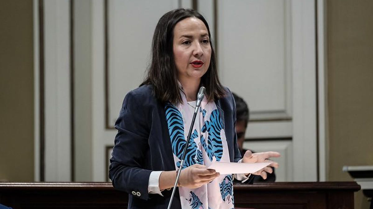 Lorena Hernández Labrador, diputada del PP por La Palma en el Parlamento de Canarias.