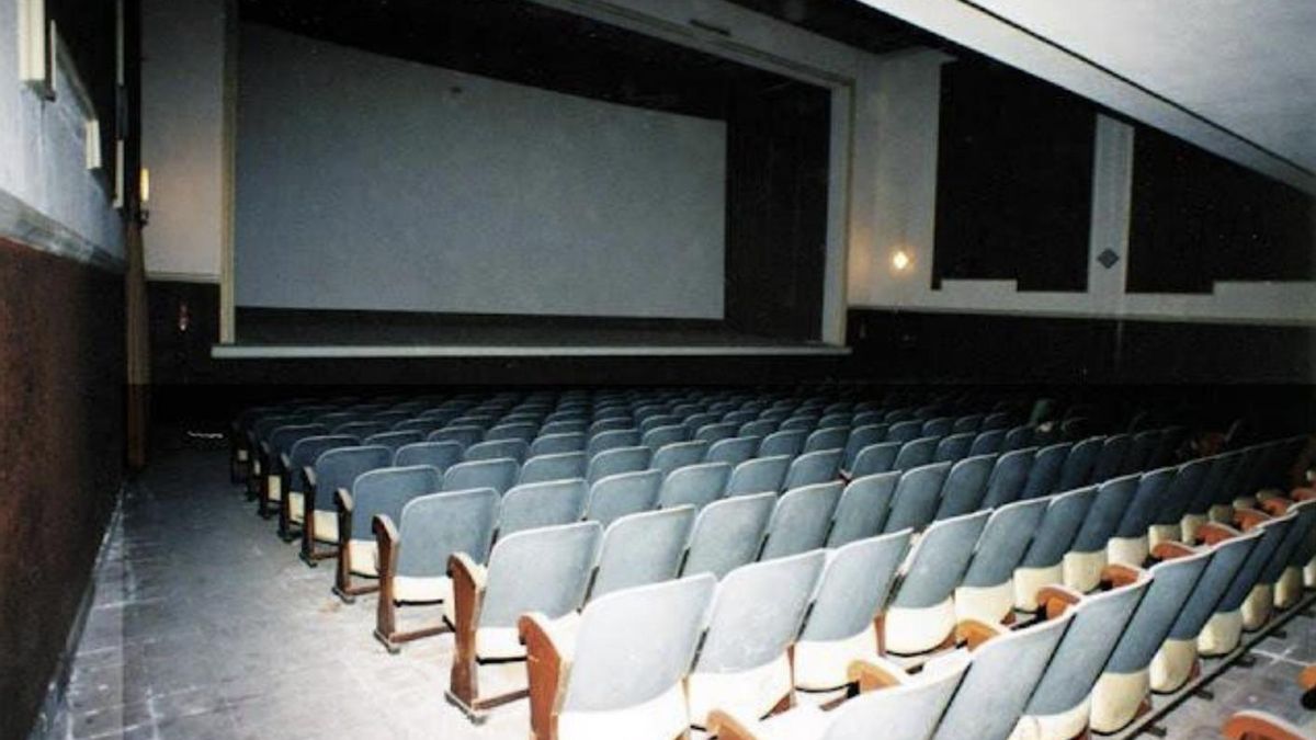 Interior del teatro-cine Vieja y Clavijo, en Tenerife.