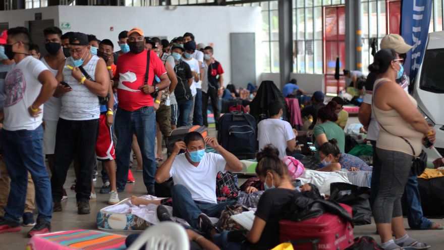 Llegan a Nicaragua otros 239 connacionales que estaban varados en Panamá