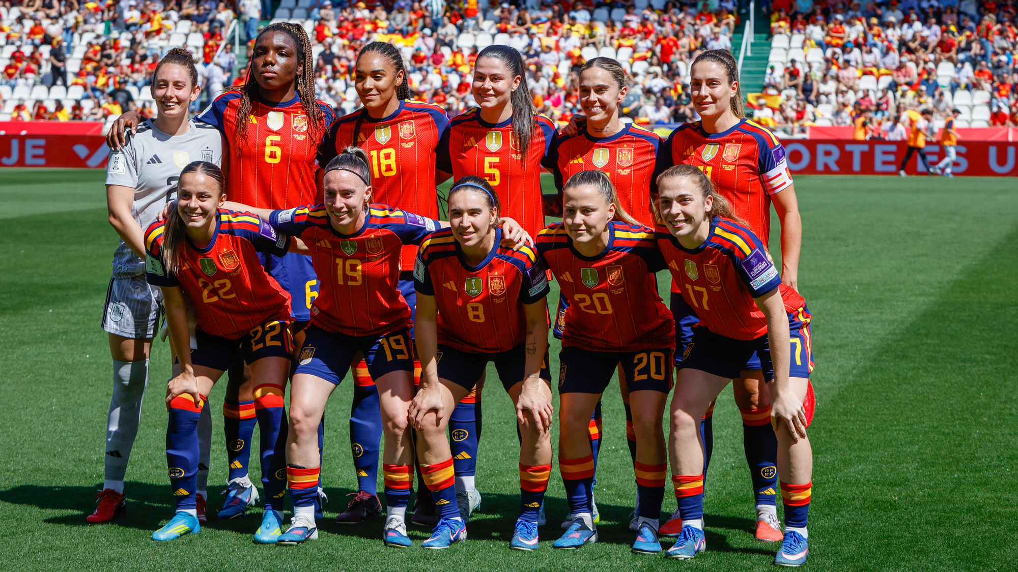 El partido de la selección femenina España - Ucrania