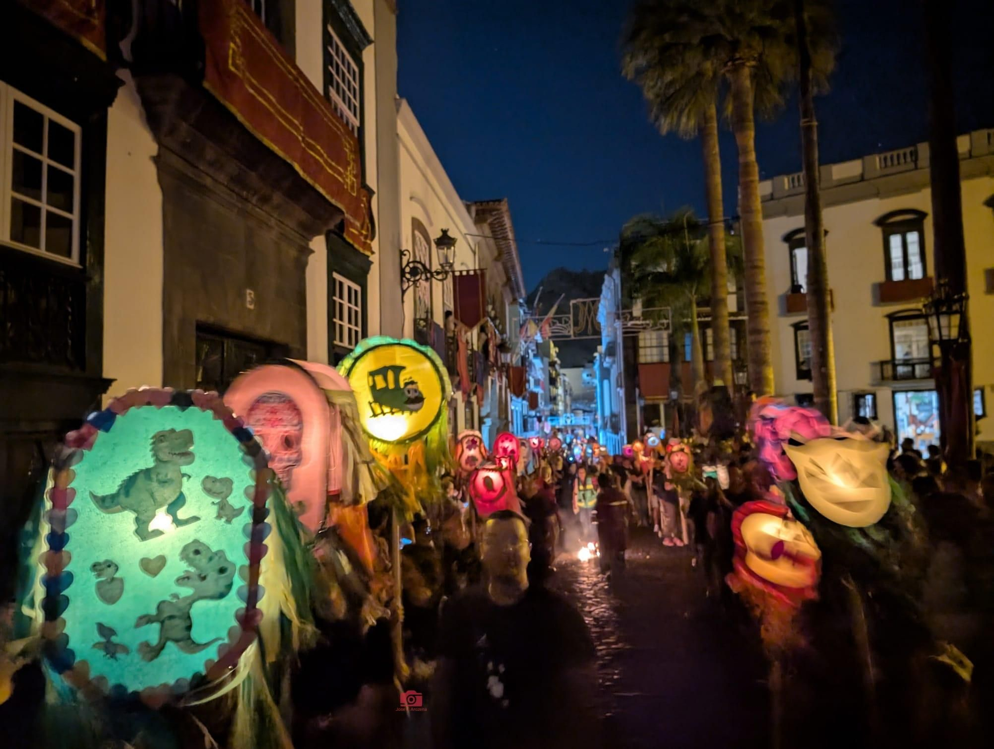 Imagen de la pandorga de la Bajada de la Virgen de 2025. Foto: JOSÉ F. AROZENA