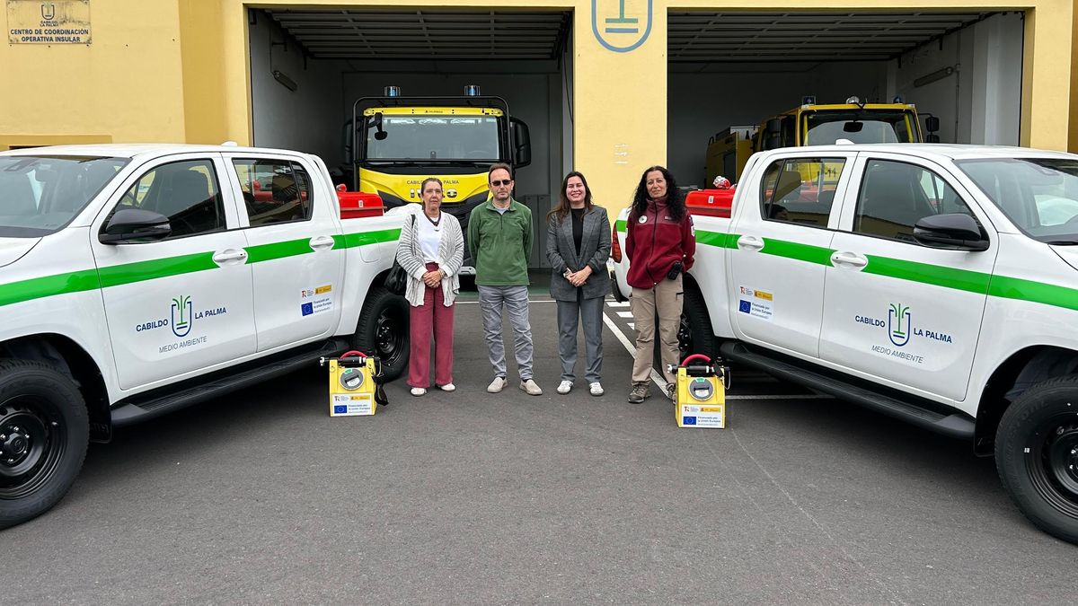 El Cabildo incorpora nuevos vehículos forestales y avanza en “la planificación sostenible” de los montes