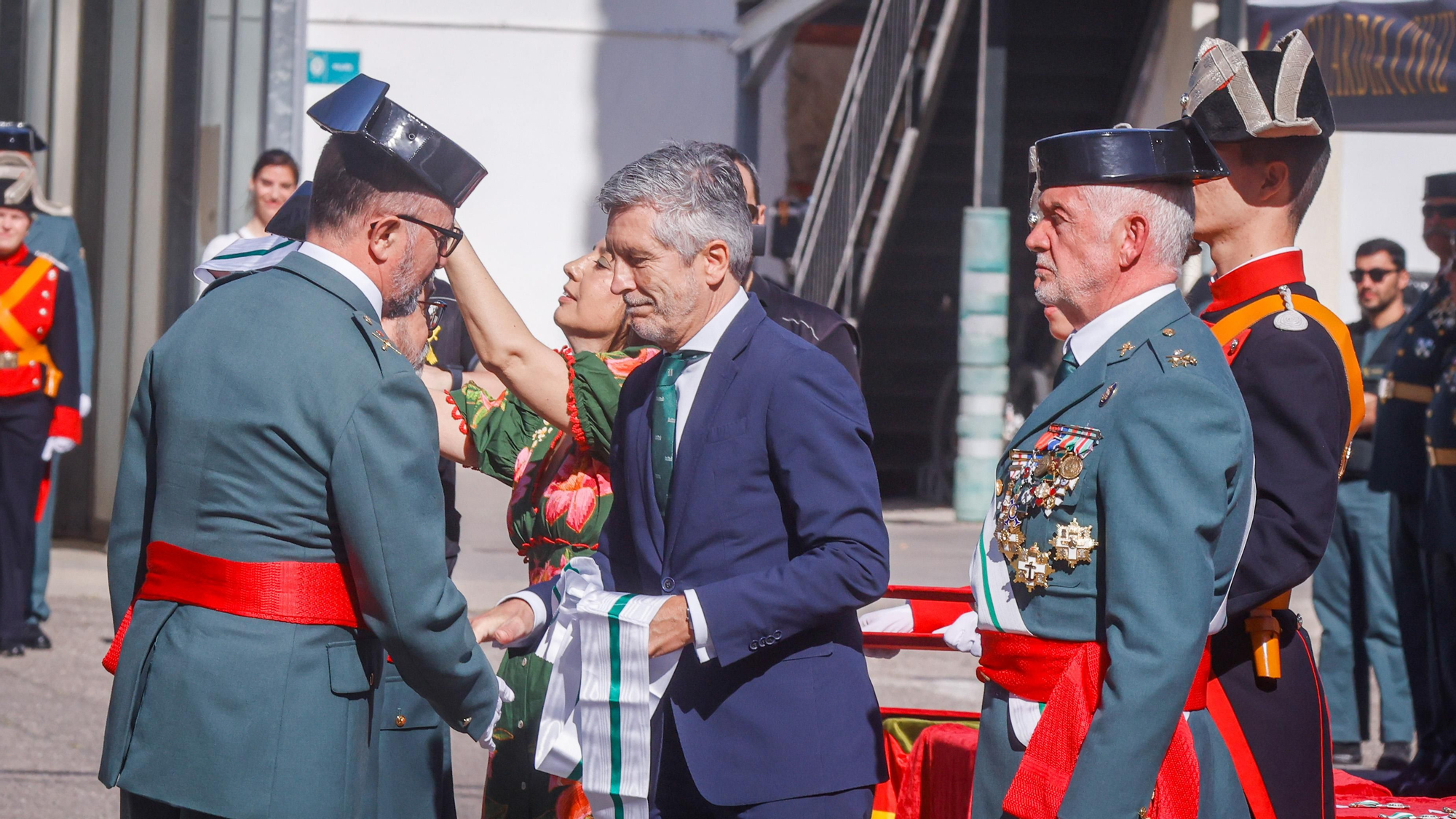 El ministro del Interior, Fernando Grande-Marlaska asiste al acto de conmemoración del 182º aniversario de la Guardia Civil