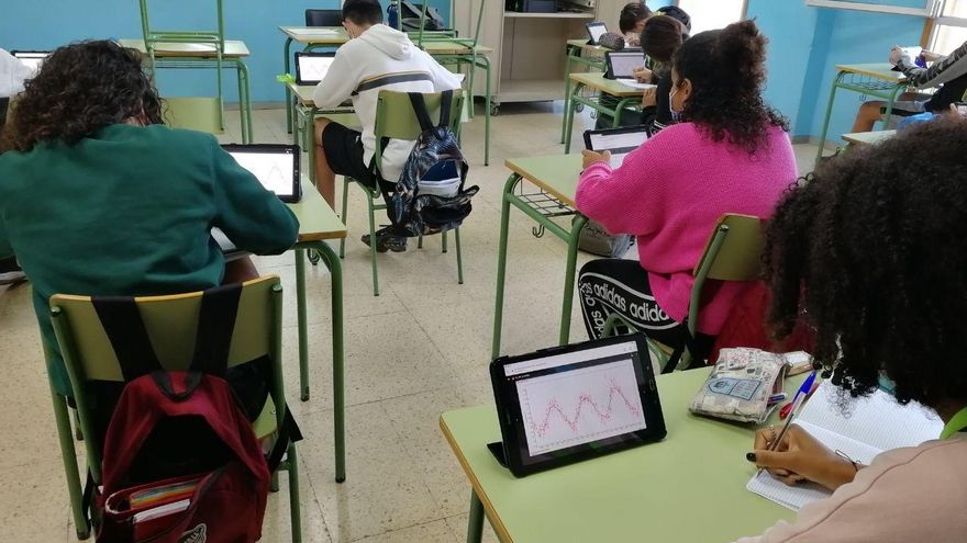 Alumnado del IES José Frugoni Pérez