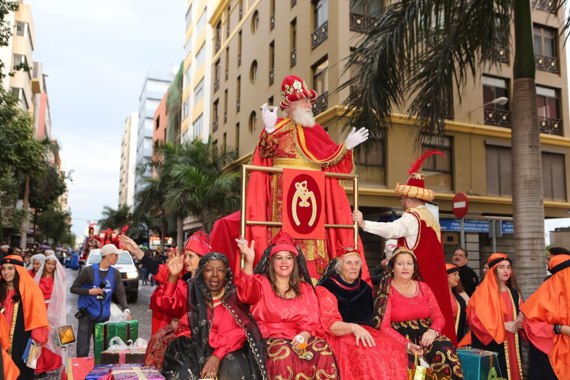 Cabalgata de Reyes Magos en Las Palmas de Gran Canaria. (Alejandro Ramos).