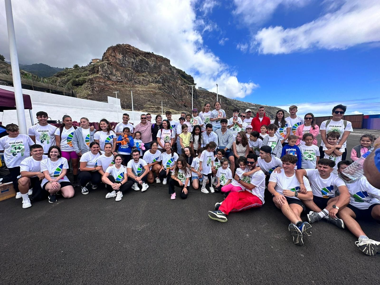 Éxito de participación familiar en la ‘Eco Race Santa Cruz de La Palma’.