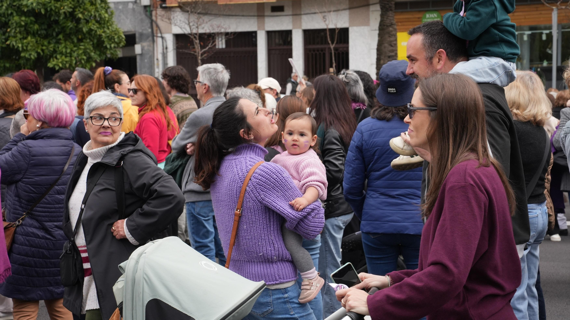 La manifestación del 8M, en imágenes