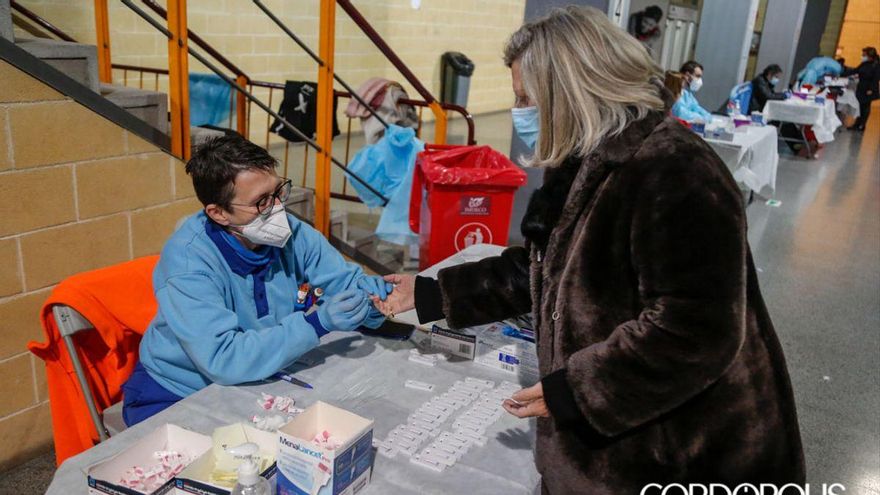 Pruebas de Covid en el Palacio Vistalegre.