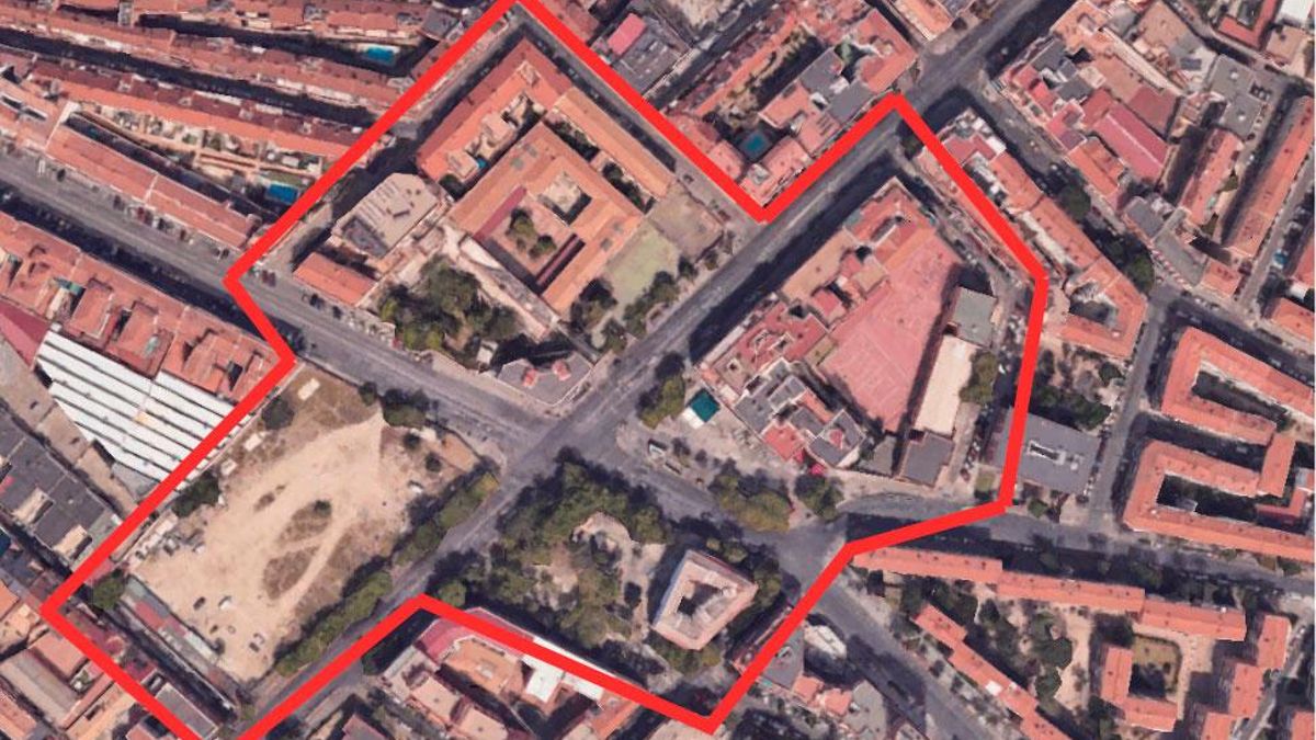 Zona de Carabanchel para el concurso de ideas 'Sueña Madrid 2025'