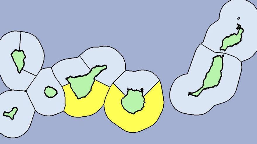 Aviso amarillo por fuerte oleaje en Tenerife y Gran Canaria