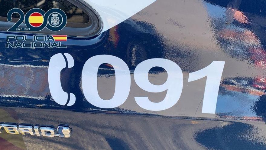 Coche patrulla de la Policía Nacional