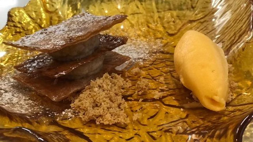 Milhojas de plátano