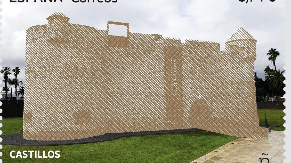 Correos dedica un sello al Castillo de La Luz e incorpora la fortaleza grancanaria a su serie filatélica ‘Castillos’