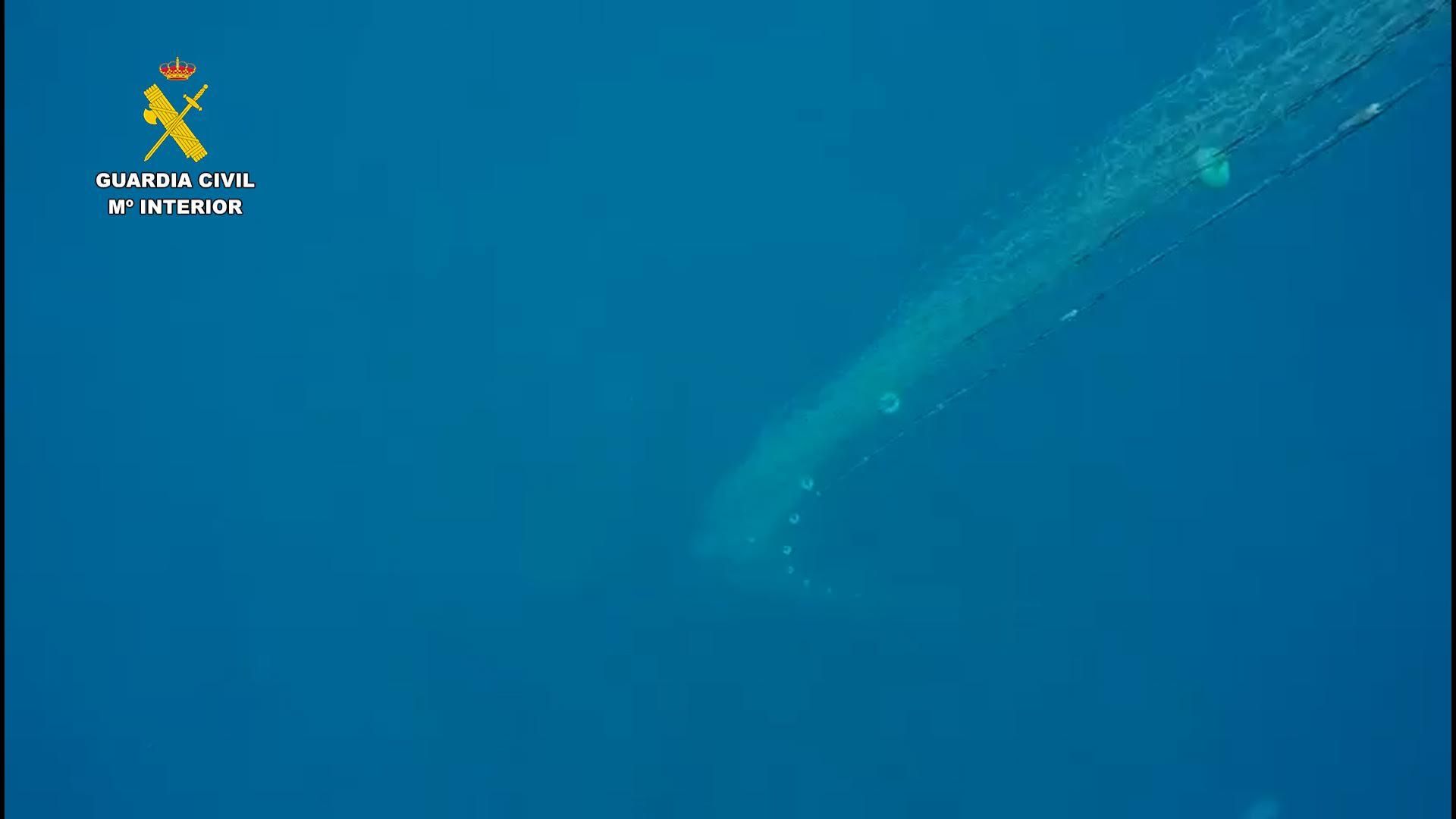 Las artes de pesca en el mar. GUARDIA CIVIL
