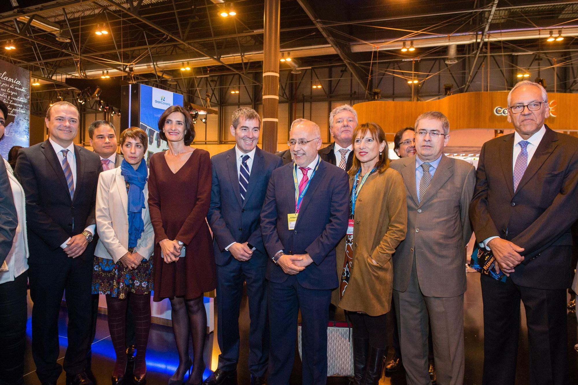 Inauguración del estand de Canarias en Fitur