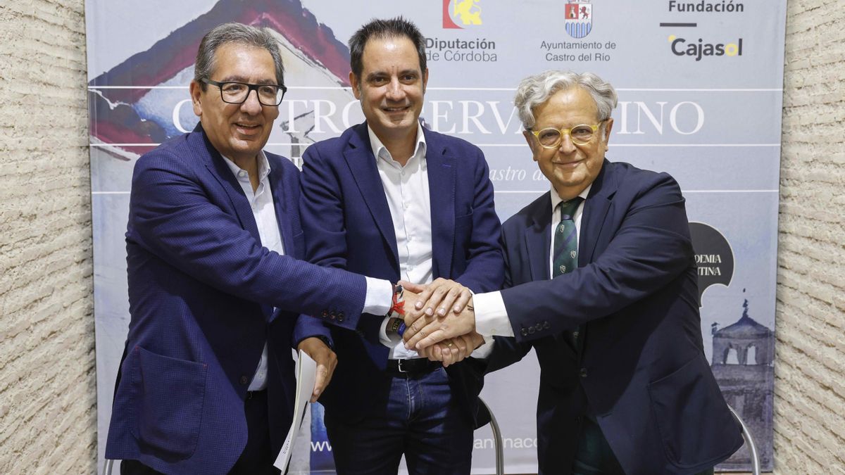 La Fundación Cajasol, la Diputación de Córdoba y el Ayuntamiento de Castro del Río se unen para desarrollar el Centro Cervantino en El Pósito