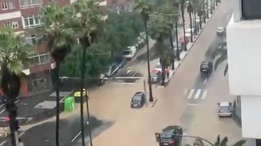 Inundación en Mesa y López al paso de la tormenta Hermine